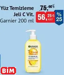 GARNİER YÜZ TEMİZLEME JELİ C VİT.